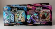 2x Pokemon CALYREX VMAX League Battle Deck (Ice Rider + Shadow Rider) New Sealed