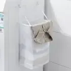 2 Kinds of Hooks Hanging Laundry Hamper Over The Door Organizers Bathroom