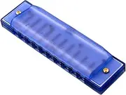 Abaodam 10 Hole Diatonic Harmonica Toy for Kids Beginners Plastic Music Instrument Educational Children