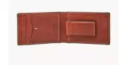 Fossil Allen RFID Magnetic Front Pocket Men Wallet Brown