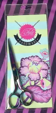 Tula Pink Hardware ~ 6 Inch Straight Scissor ~ Stainless Steel Small Scissors