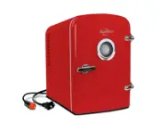 Koolatron 4L 6 Can Portable Mini Fridge Compact Car Refrigerator Skincare Cos...