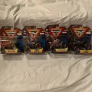 Monster Jam 2024 Marvel Series 1 Monster Trucks COMPLETE SET OF 4 - IN HAND