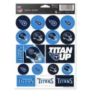 Tennessee Titans 5 x 7 Sticker Sheet Free Shipping