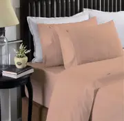 Style & Co 250TC Certified Organic Cotton Sheet Set in Blush