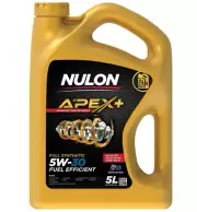 Nulon APEX+ 5W-30 Full Synthetic Engine Oil 5L, Fuel Efficient, API SP, ACEA C3