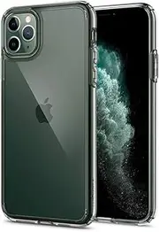 SPIGEN Ultra Hybrid Case Designed for Apple iPhone 11 Pro Max (2019) Air Cushion Bumper Hard Cover - Clear