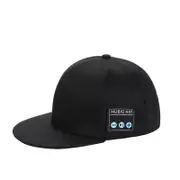 GGP Black Wireless Speaker Hat Bluetooth 5.4 Baseball Cap With Dual Speakers For Outdoor Sports And Music, Hands Free Audio Experience