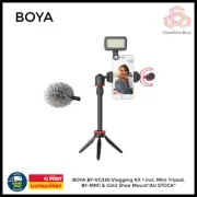 BOYA BY-VG330 Vlogging Kit 1 incl. Mini Tripod, BY-MM1 & Cold Shoe Mount*AU STOC