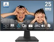 24.5-inch Monitor with 100 Hz Refresh Rate, Broadened Display, Dual Speakers, HDMI and DP Ports, TÜV Certified