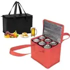 Lunch Thermal Cooler Bag BBQ Zip Pack Non-woven Thermal Insulated Cooler Bags