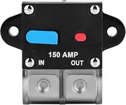 150A Circuit Breaker Automatic Reset Holder Inverter Automotive Panel Firewall Protect Amps Electric Damage