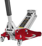 1.5 Ton Floor Jack,Aluminum and Steel Hydraulic Low Profile Car Jack with Dual P