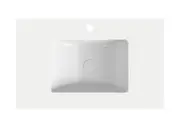 600-1500mm Pure White SINTERED Stone Top with Undermount Basin PU4532
