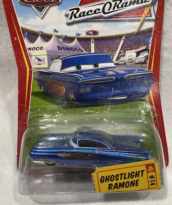 Disney Pixar Cars Race O Rama Ghostlight Ramone Blue #14 No Tab
