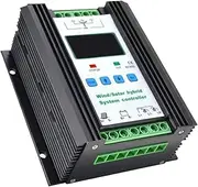 BAOJUHUIKANG 12V/24V/48V Off Grid Hybrid Wind Solar Controller,Wind and Solar Complementary Regulator with Unloader Apply to 8000W-10000W Wind Generator ,12V