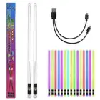LED Light Up Drumsticks Glow In The Dark Drumsticks Rechargeable Drummer Gifts