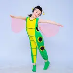 六一兒童超萌可愛動物表演服裝 蟲兒飛毛毛蟲變蝴蝶表演服 時尚連身