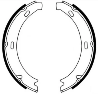 Brake Shoe Set, parking brake ABE CRM012ABE