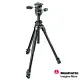 【Manfrotto 曼富圖】290系列套組 豪華三節腳架+三向雲台套組 MK290DUA3-3W(公司貨)