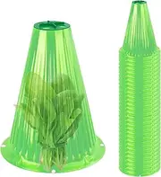 Garden clocks for plants, garden cloches, transparent bell glass cloches, reusable bells, seedling cover, 30 times protection for garden growth