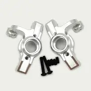 Aluminum Front Axle Carrier Knuckle Arm Silver for Team Losi 1/10 Lasernut U4 Tenacity All LOS234018