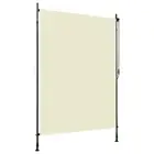 vidaXL Outdoor Roller Blind 150x270 cm Cream HEE