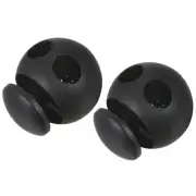 Plastic Cord Locks (0.2")10pcs, Single Hole Spring Cord Locks Round Toggle