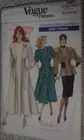 Vogue Pattern 7007 Misses' Dress Top & Skirt Sz 12 14 16 Uncut