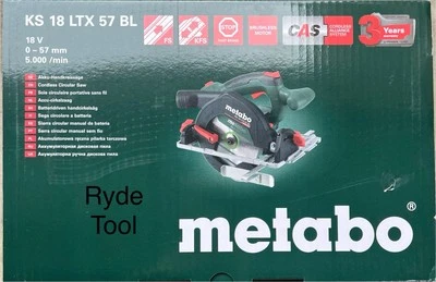 Metabo 18V 165MM(6-1/2") Circular Saw, 611857850. AU STOCK.