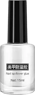 Peel Off Base Coat - 15ml Gel Base Coat | Base Coat Gel Polish | Peelable Base Gel Coat | Peel-Off Base Gel | Air Dry Fast Base | Easy Removal Peelable Gel For Nail Polish Press-On Nails