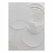 Minimalist Modern White Art Canvas Print