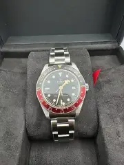 2025 Tudor Black Bay 58 GMT Watch 39mm Coke Black Red 7939G1A0NRU Box & Card
