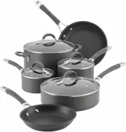 Circulon 83903 Radiance Hard Anodized Nonstick Cookware Set, 10 Piece