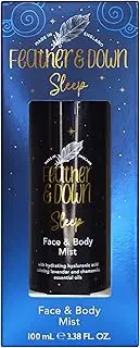Feather & Down Sweet Dreams Face & Body Sleep Mist (100ml) - With Calming Lavender & Chamomile Essential Oils. Cruelty Free & Vegan Friendly.