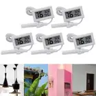 5Pcs Mini Digital LCD Thermometer Hygrometer Temperature Meter with Probe Sensor