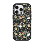 iPhone 16 Pro Impact Case MagSafe Compatible Christmas Pugs