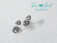 在飛比找樂天市場購物網優惠-FAR EAST Jewellery K金耳環-心型