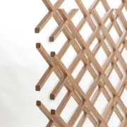 American Pro Decor Wine Rack 24"x1"x30" 18-Bottle Lattice Panel in Unfinished