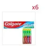 【Colgate 】三效合一牙膏(180g)*6+【Colgate 】*6牙刷