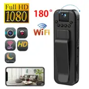 1080P HD Camcorder Mini Police Body Camera WiFi 180° Video DVR IR Night Camera