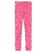 [Mini Rodini] Mini Rodini Leopard-print jersey leggings Y 10/11 pink