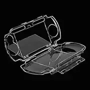 Leapiture Protective Case, Transparent Crystal Cover, Transparent, Hard Protective Case, Tailored Protective Box with Film Holder for PSP2000 and PSP3000