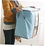 Zerodeko clothing storage bags colorful bedding comforter storage bag Clothes Storage Bags Bedding Storage Bags Storage Bags for Bedding Quilt Storage Bag Organizer bamboo charcoal