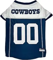 Pets First NFL Dallas Cowboys Throwback Dog Jersey, Retro Dog Football Jersey, Size Medium, Vintage Dog Shirt