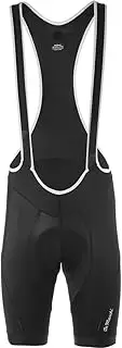 [De Marchi] Short Bibs Classico Short Bibs, Black, Small