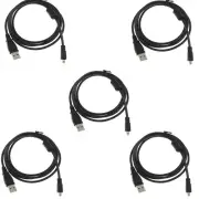 5x 8Pin USB Data Sync Cable for Nikon CoolPix P100 P300 P310 P330 P500 P510 P520