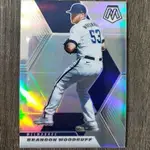 2021 MOSAIC SILVER PRIZM 密爾瓦基釀酒人隊 BRANDON WOODRUFF 銀色閃亮平行卡