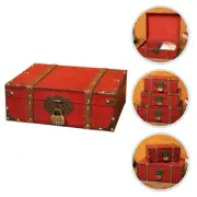 Desktop Basket Jewelry Container Cube Storage Mini Treasure Chest Trunks for