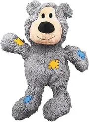 KONG - Wild Knots Bear - Internal Knotted Ropes and Minimal Stuffing for Less Mess (Assorted Colours) - for X-Large Dogs